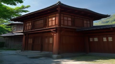 一位大学生在宿舍里用台式机搭建个人技术博客，屏幕上显示着博客的文章列表页面，背景是整洁的书桌和技术类书籍，专注认真